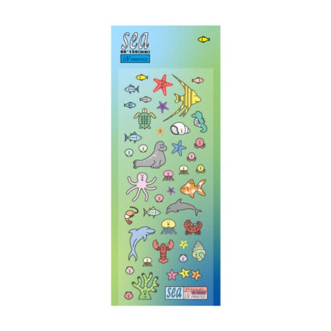 Inside Object Sticker — happy sea sticker