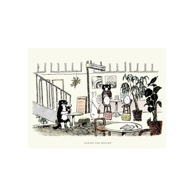 Inside Object Living — 드로잉카드-in the lounge