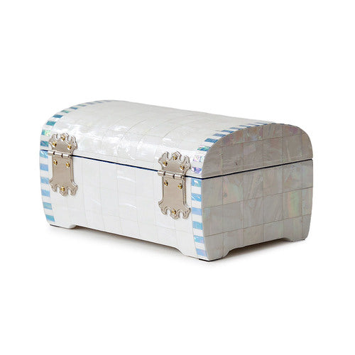 Najeon Mother-of-Pearl Jewelry Box - White, 2 - Tier - view 8