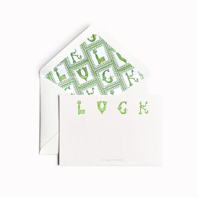 Inside Object Stationery — Illust Mini Card Luck