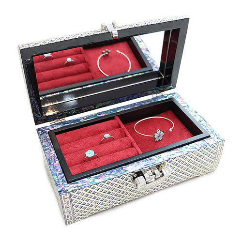 Najeon Mother-of-Pearl Jewelry Box - 2 - Tier (IV) - view 6