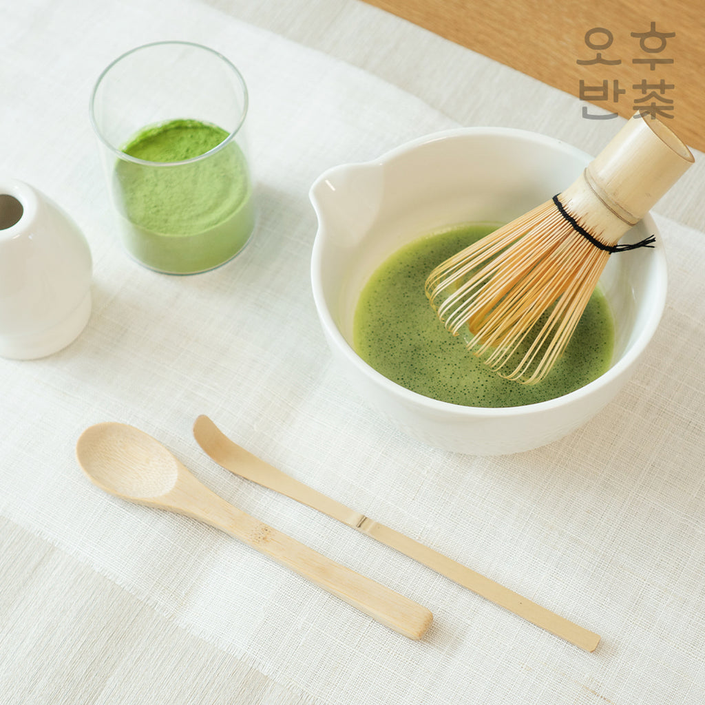 KOHGANE Korean Tea Scoop Matcha Whisk Matcha Set - Tea Ritual Object - view 5