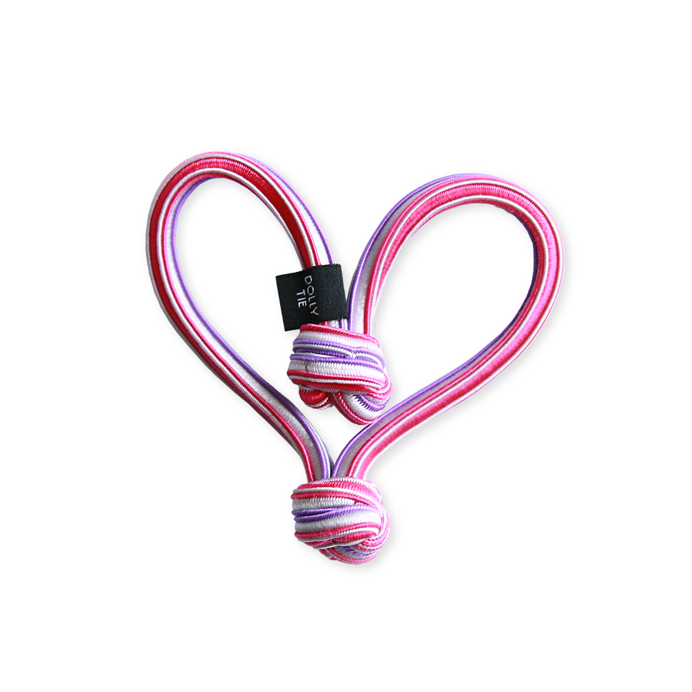 Dolly Tie Korean Hair Accessory - Handmade Seoul Design No.12