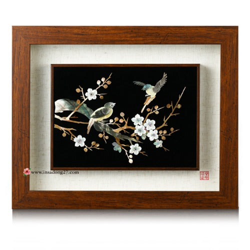 Najeon Mother-of-Pearl Jewelry Box - Plum Blossom (XL)