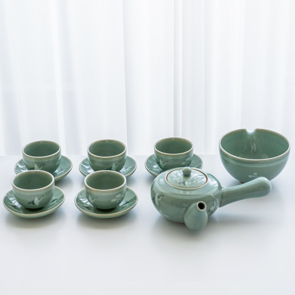 Korean Object - Crane & Cloud, Blue, Gift Set (IV) - view 4