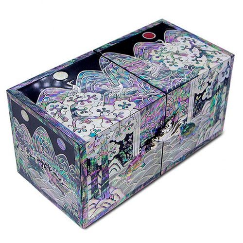 Insadong Craft Korean Mother-of-Pearl Lacquerware - Handmade Seoul Design No.9