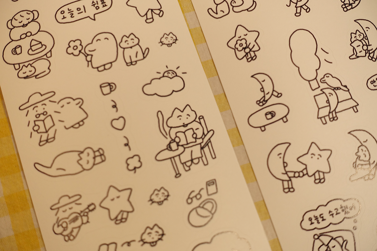 Inside Object Korean Stationery - Sticker - view 5
