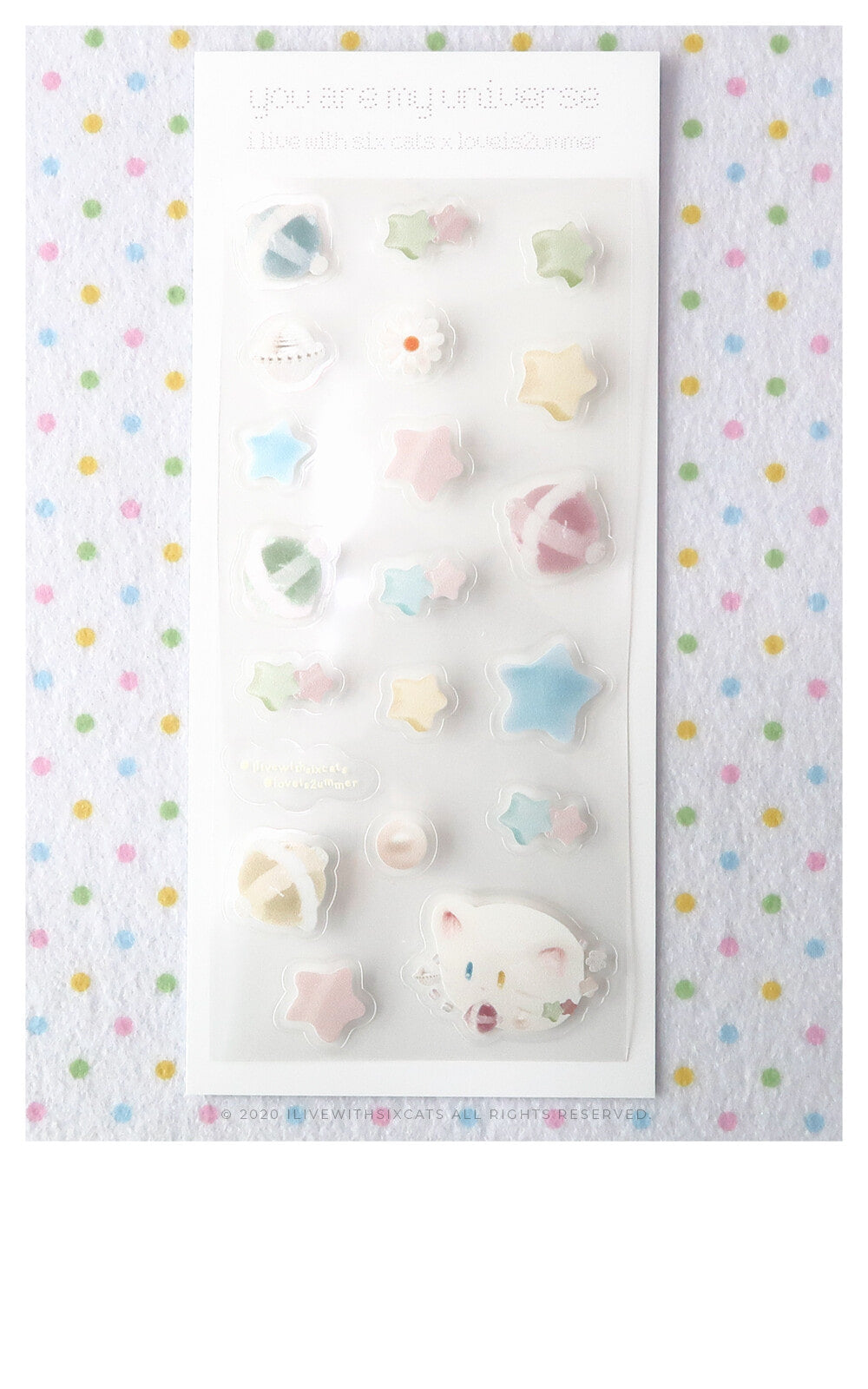 Inside Object Stationery - you are my universe - view 2