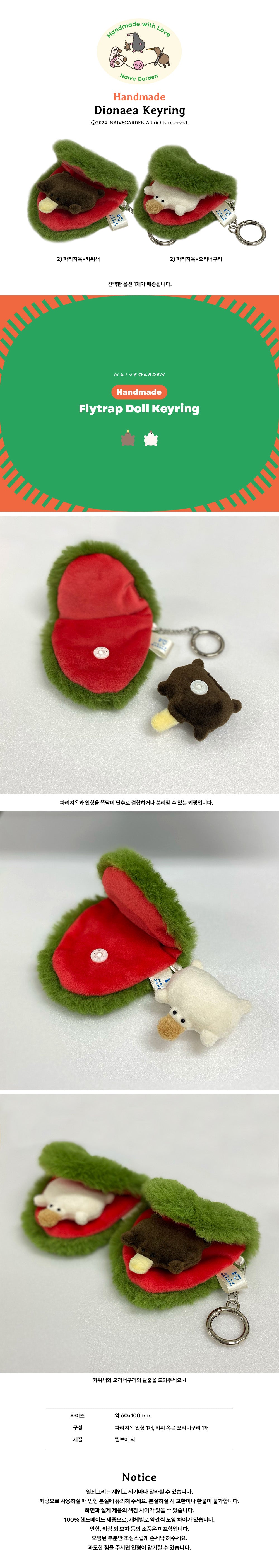 Inside Object Korean Character Keyring - Keyring