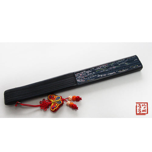 Korean Silk Folding Fan - Butterfly - view 6