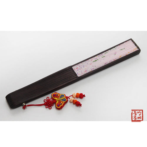 Korean Silk Folding Fan - Butterfly (II) - view 6