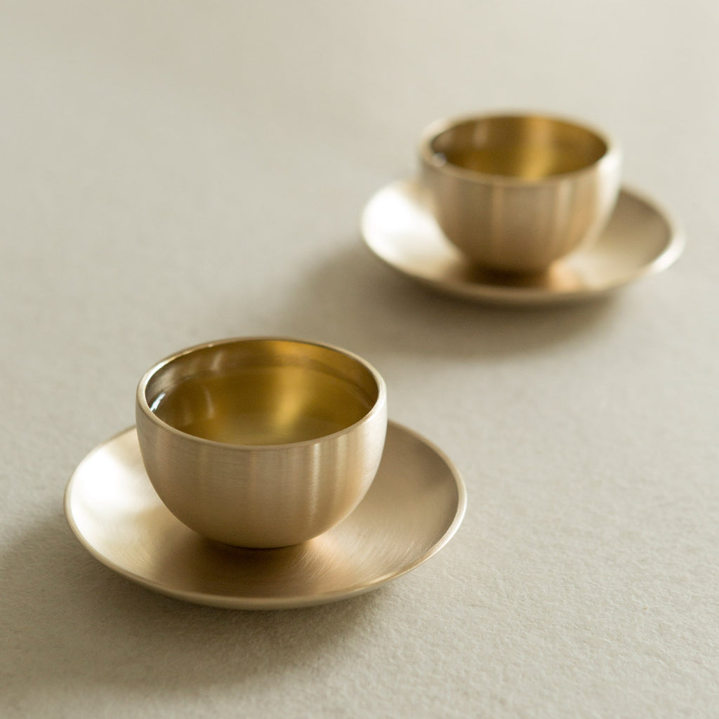Notdam Bangjja Brass Moon Soju Cup Set of 2 - view 3