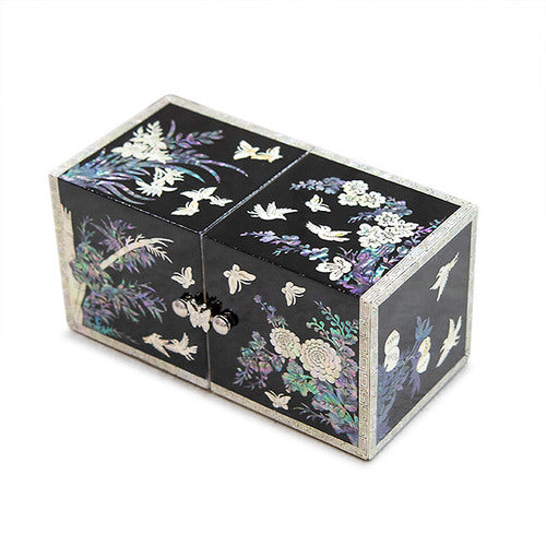 Najeon Mother-of-Pearl Jewelry Box - Black, Medium (by Oh Myung - ho) (II) - view 5