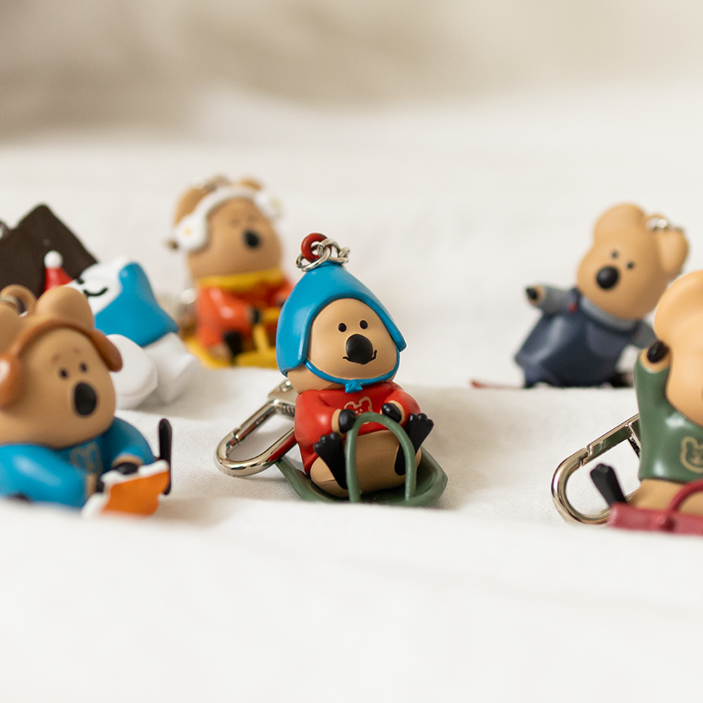 Inside Object Korean Character Keyring - Handmade Seoul Design No.9