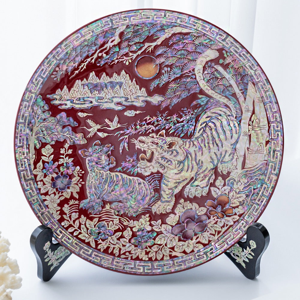 Insadong Craft Korean Mother-of-Pearl Lacquerware - Handmade Seoul Design No.3 - view 3