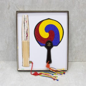 Korean Folding Fan - Gift Set - view 2