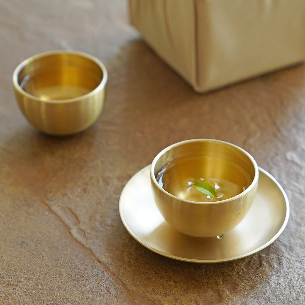 Notdam Bangjja Brass Moon Soju Cup Set of 2 - view 5