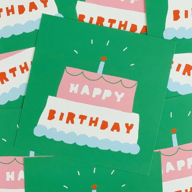 Inside Object Stationery — happy birthday card