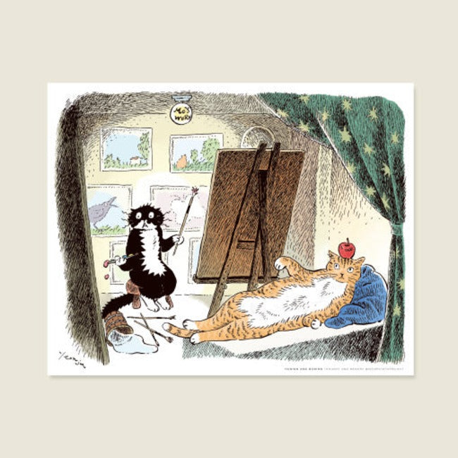 Inside Object Living — 아트 포스터 370x295mm - 화가 모