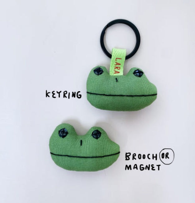 Inside Object Korean Character Keyring - Handmade Seoul Design No.45 - view 2