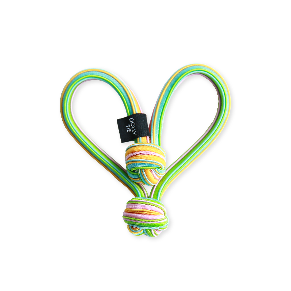 Dolly Tie Korean Hair Accessory - Handmade Seoul Design No.18