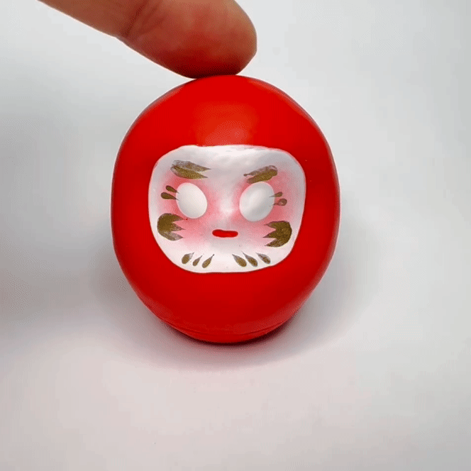 Nippon Kodo Daruma Doll - Blue (Calm)