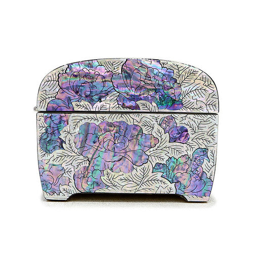 Najeon Mother-of-Pearl Jewelry Box - Peony, 2 - Tier, Small (by Oh Myung - ho) - view 8