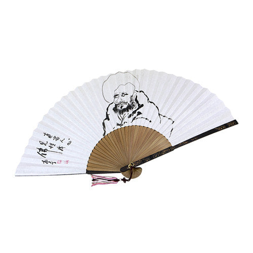 Korean Folding Fan - Jade (IV) - view 4