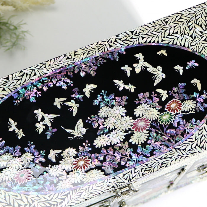 Najeon Mother-of-Pearl Jewelry Box - Peony - view 3