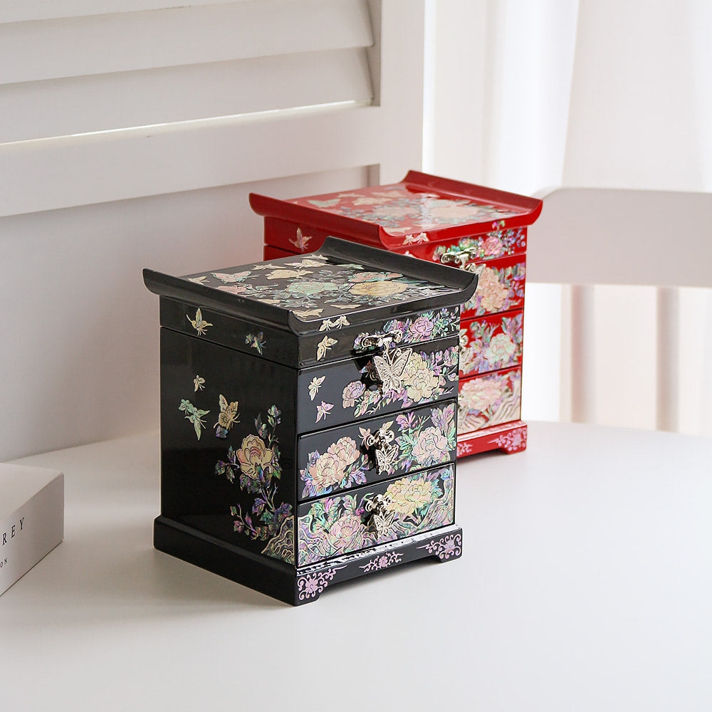 Najeon Mother-of-Pearl Jewelry Box - Crane 25cm - view 8