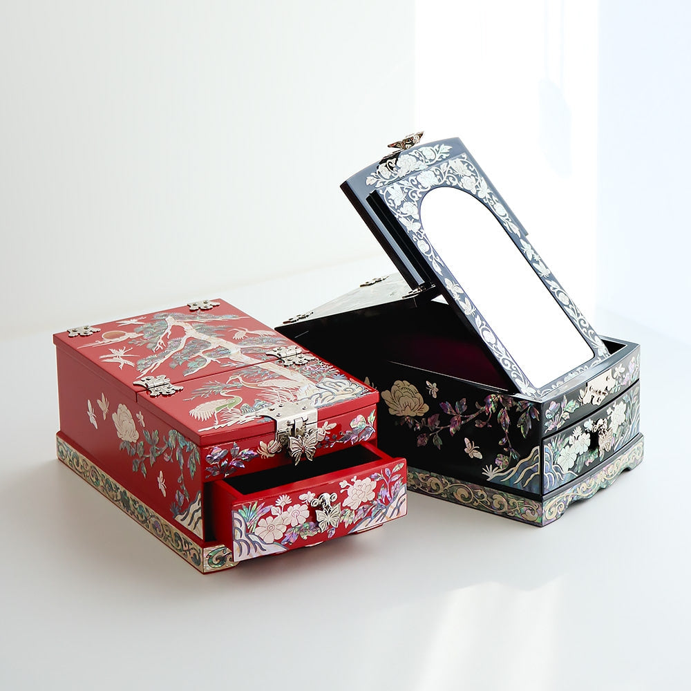 Najeon Mother-of-Pearl Jewelry Box - Peony (IX) - view 8
