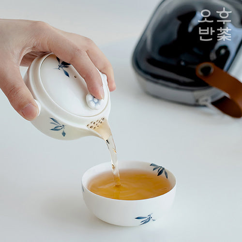 KOHGANE Korean Tea Ceremony Tea Set Teapot Portable - Tea Ritual Object - view 4