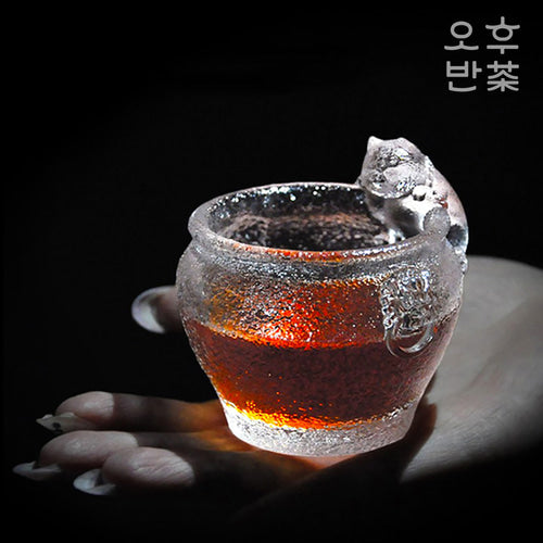KOHGANE Korean Teacup Glass Heatproof Set - Tea Ritual Object - view 2
