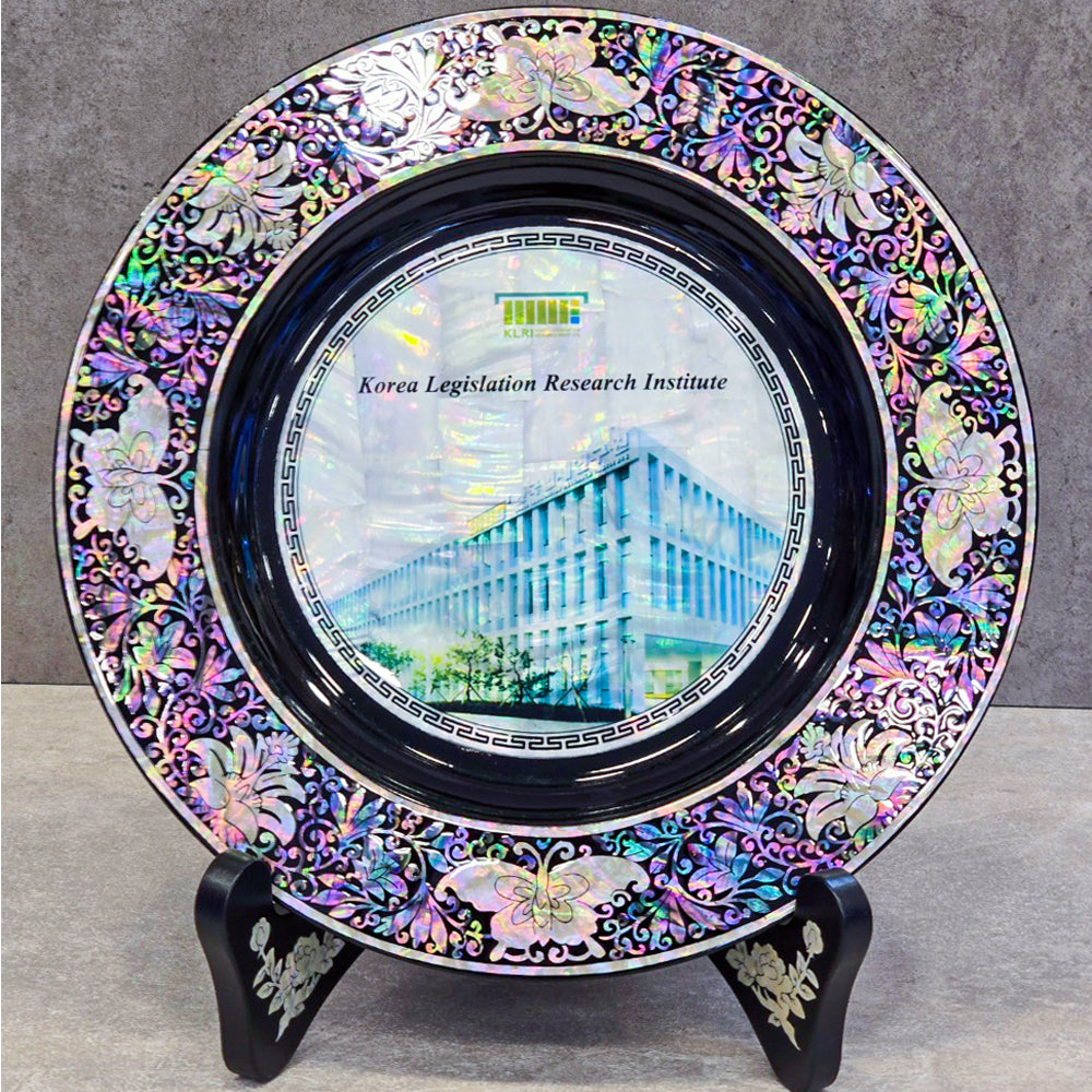 Korean Porcelain Plate - Dragon - view 6