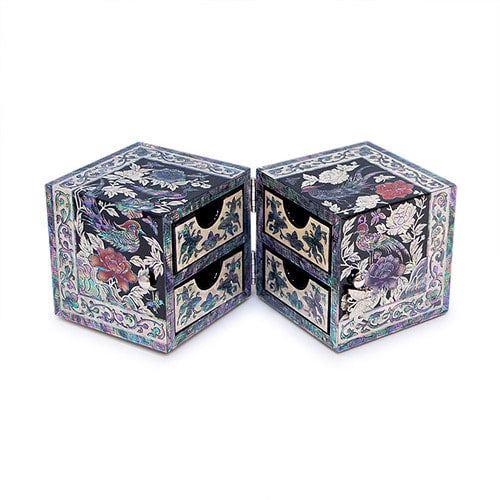 Najeon Mother-of-Pearl Twin - Lid Box - Golden Pheasant - view 7
