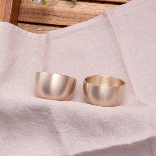Bangjja Brass Soju Cup - Cheongdam (Set of 2) - view 2