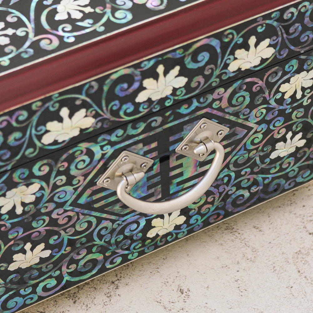 Najeon Mother-of-Pearl Jewelry Box - Arabesque 40cm - view 5
