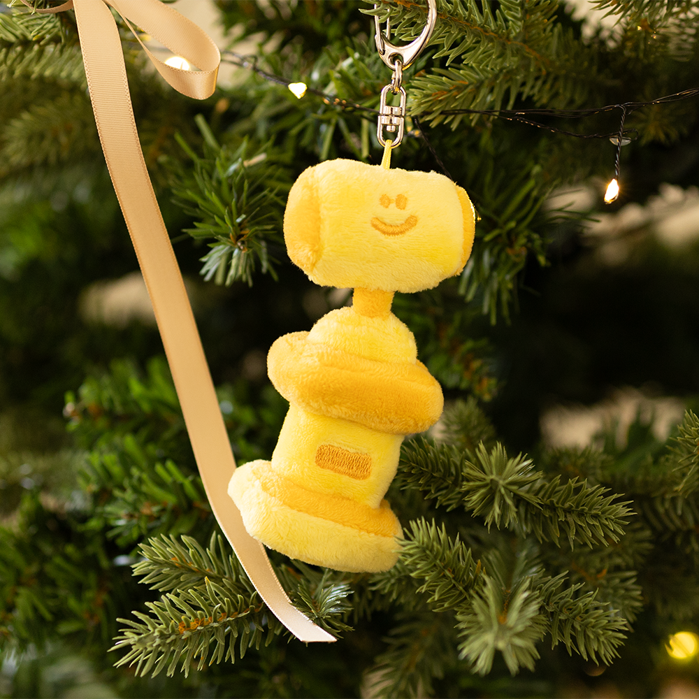 Inside Object Korean Character Keyring - Handmade Seoul Design No.10 - view 3