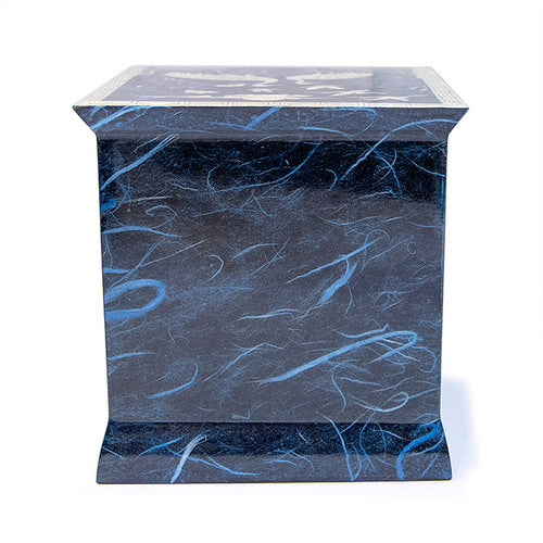 Korean Jewelry Box - Crane & Pine, Blue (by Oh Myung - ho) - view 5