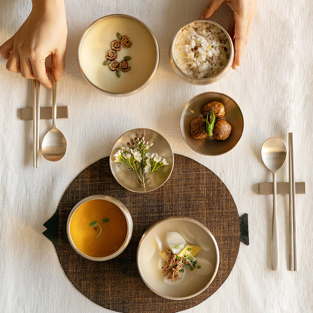 Notdam Bangjja Brass Dinnerware Set for 4 - Royal Palace - view 5