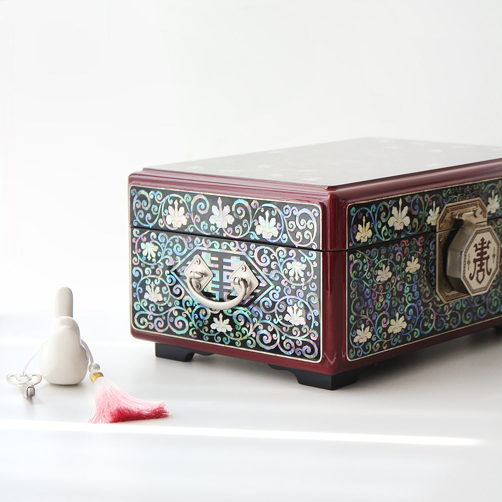 Najeon Mother-of-Pearl Jewelry Box - Crane - view 4