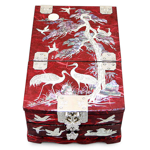 Najeon Mother-of-Pearl Vanity Mirror - Crane - view 6