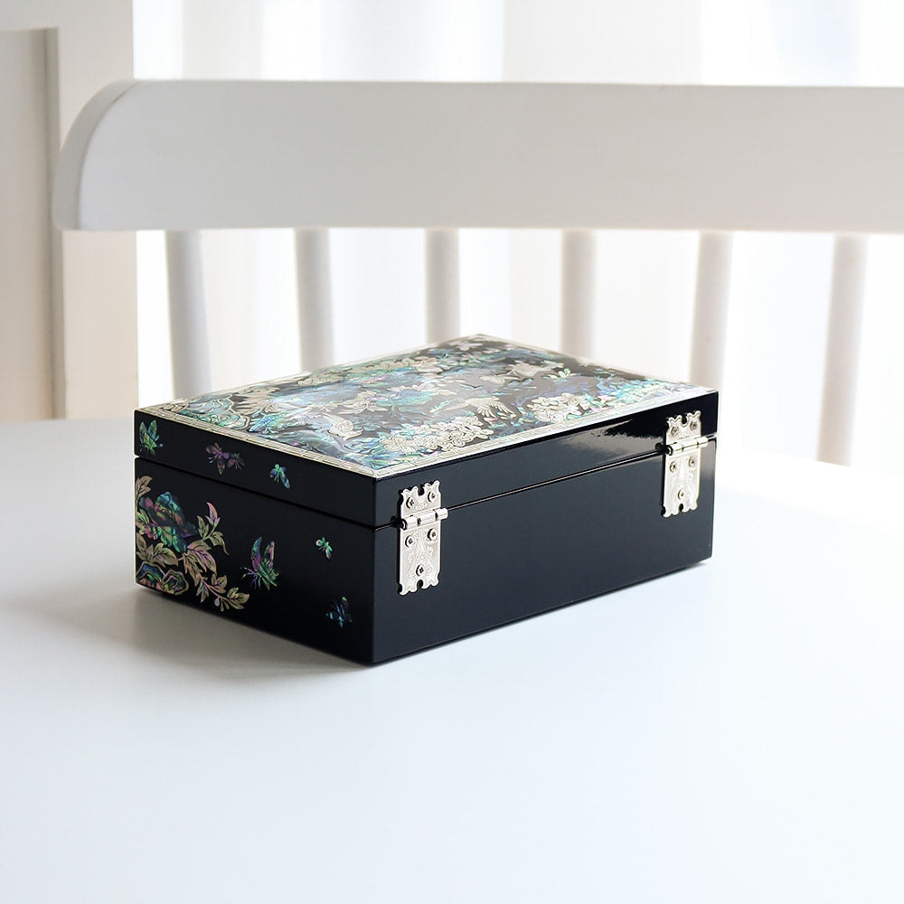 Najeon Mother-of-Pearl Jewelry Box - Plum Blossom 18cm - view 5