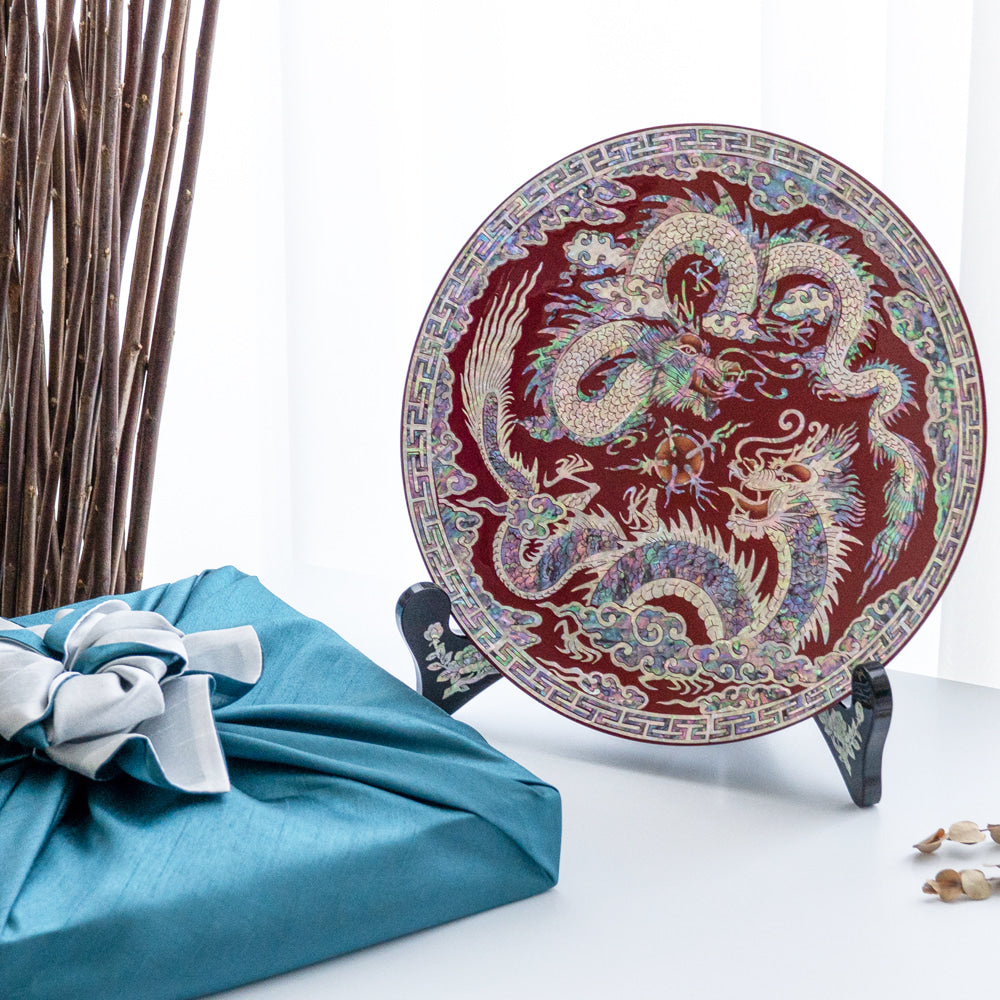 Insadong Craft Korean Mother-of-Pearl Lacquerware - Handmade Seoul Design No.4 - view 7