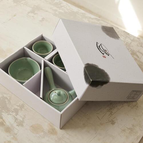 Korean Object - Crane & Cloud, Blue, Gift Set (III) - view 7