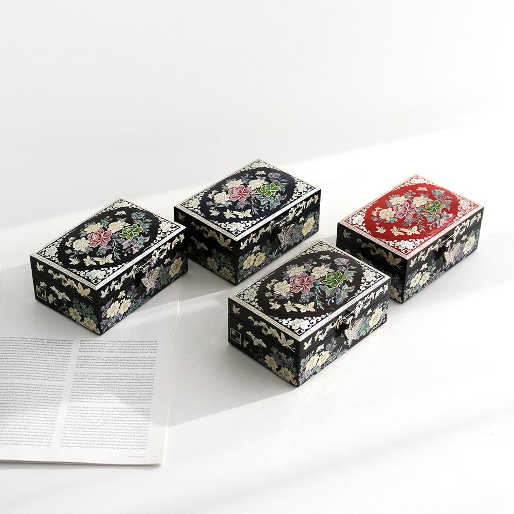 Najeon Mother-of-Pearl Jewelry Box - Peony (VII) - view 2