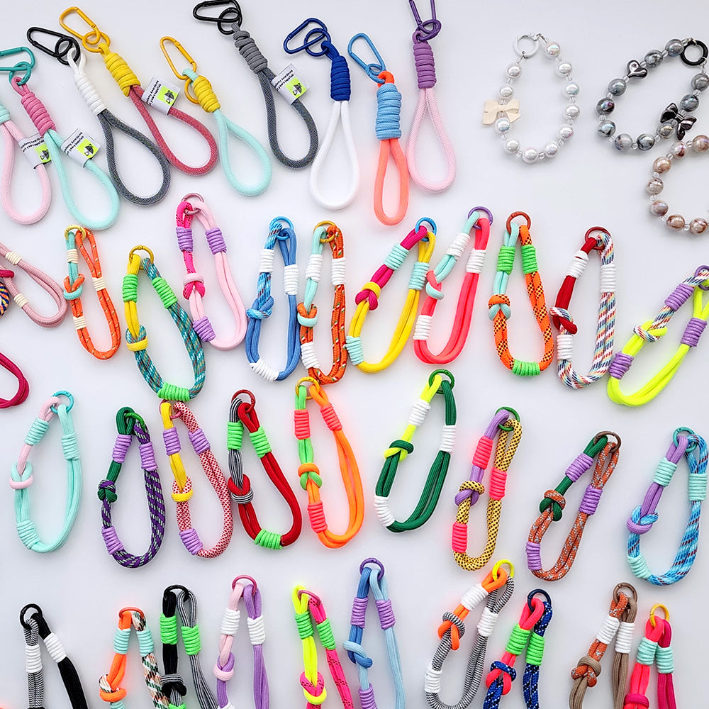 Dolly Tie Korean Rope Strap Keyring - Type E