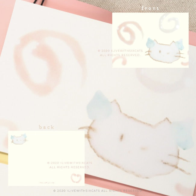 Inside Object Stationery — 더블 휘핑 크림 고양이