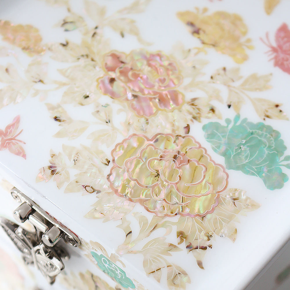 Najeon Mother-of-Pearl Jewelry Box - Peony 11cm - view 8