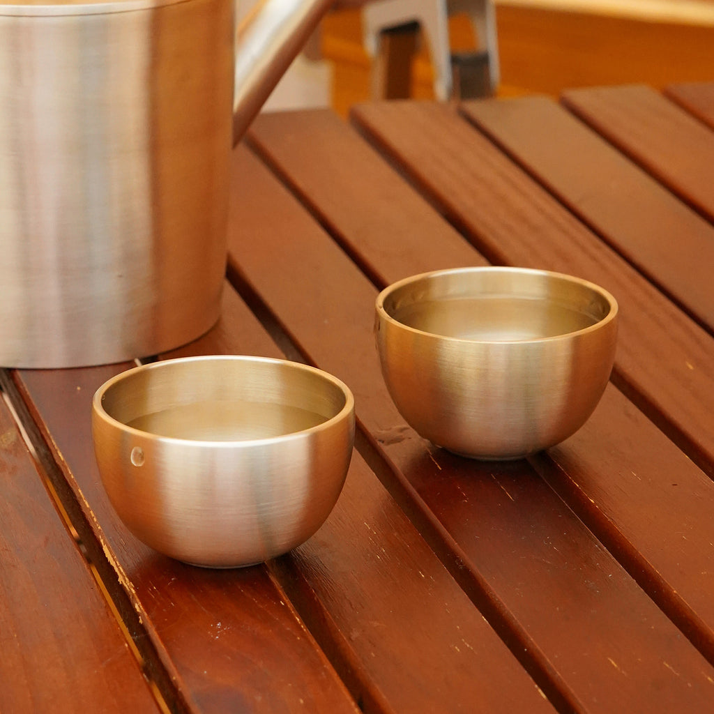 Notdam Bangjja Brass Moon Soju Cup Set of 2 - view 7